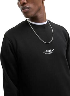 Sudadera Jack and Jones Soho JJ Studios negro para hombre