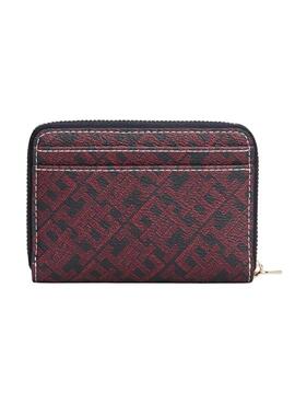 Cartera Tommy Hilfiger Icon print monograma marino para mujer