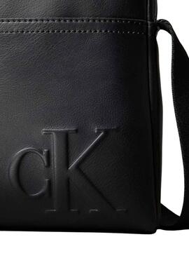 Bolso Calvin Klein reporter con logo negro para hombre