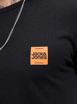 Camiseta Jack and Jones Brandy negro para hombre