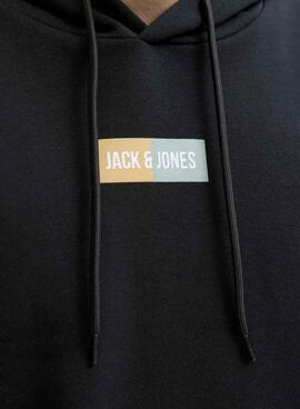 Sudadera Jack and Jones Pan negro para hombre