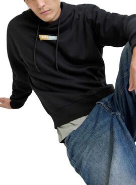 Sudadera Jack and Jones Pan negro para hombre