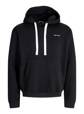 Sudadera Jack and Jones Cocover negro para hombre