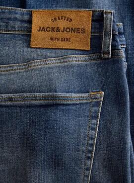 Pantalón vaquero Jack and Jones Glenn Cooper azul para hombre