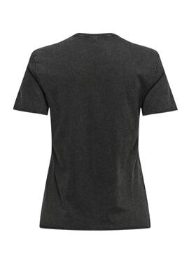 Camiseta Only Lucy regular negro para mujer