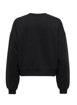 Sudadera Only Best negro print para mujer