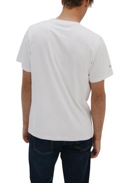 Camiseta El Pulpo bordado logo blanco para hombre