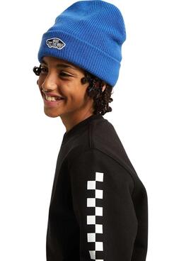 Gorro Vans Classic Cuff azul para niña y niño