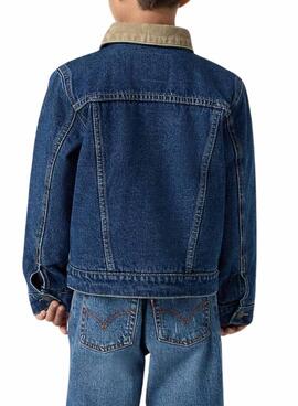 Cazadora vaquera Levis Trucker acolchada para niño
