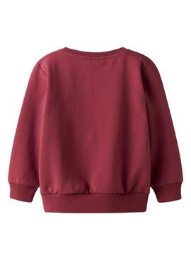 Sudadera Name It Roval granate para niño