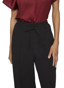Pantalón Vila Viclua negro para mujer