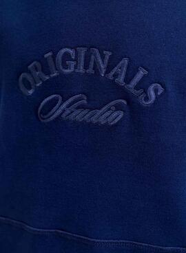 Sudadera Jack and Jones Bleecker azul para niño