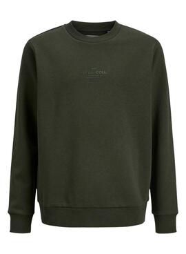 Sudadera Jack and Jones Jin verde para niño