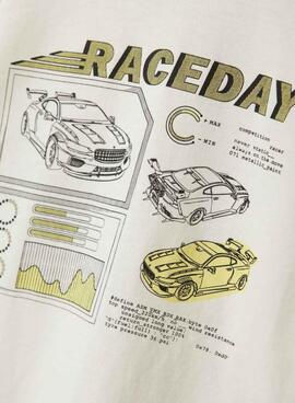 Camiseta Name It Mobay beige para niño