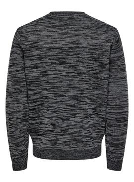 Jersey Only and Sons Trak gris para hombre