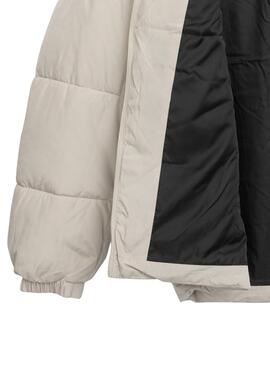 Cazadora Only and Sons David acolchada con capucha beige para hombre