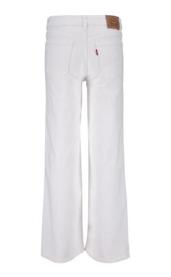 Pantalón Vaquero Levis Wide Leg blanco para niña
