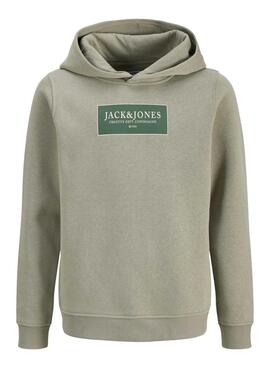 Sudadera Jack and Jones Greene verde para niño