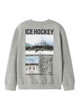 Sudadera Name It Saul gris para niño