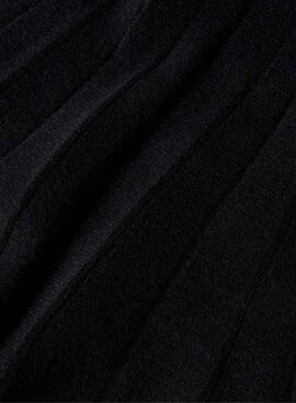 Falda de punto Name It Sonia negro para niña