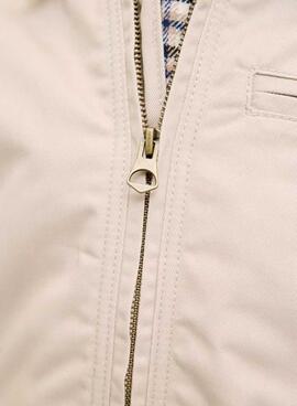 Chaqueta Jack and Jones Norrebro beige para niño