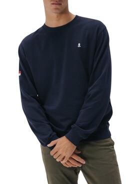Sudadera El Pulpo bordado heritage azul marino para hombre