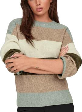 Jersey Only Atia rayas multicolor para mujer