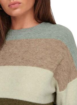 Jersey Only Atia rayas multicolor para mujer