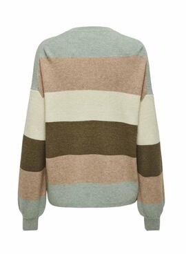 Jersey Only Atia rayas multicolor para mujer