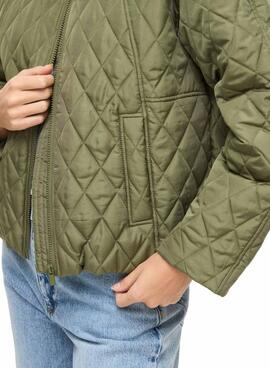 Chaqueta acolchada Vitate verde para mujer