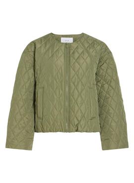 Chaqueta acolchada Vitate verde para mujer