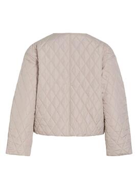 Chaqueta acolchada Vitate beige para mujer