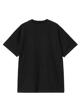 Camiseta Carhartt Clover negro para hombre