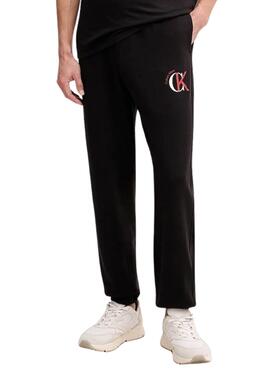 Pantalón jogger Calvin Klein Graphic negro para hombre