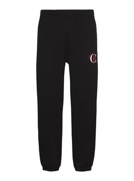 Pantalón jogger Calvin Klein Graphic negro para hombre