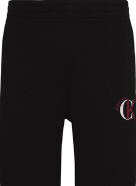 Pantalón jogger Calvin Klein Graphic negro para hombre