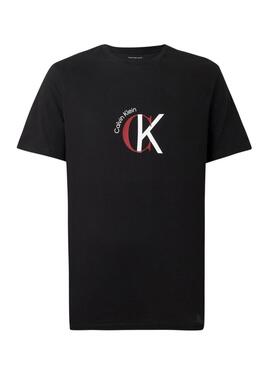 Camiseta Calvin Klein 2Tone negro para hombre