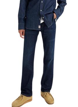 Pantalón vaquero Levis 505 Regular Nail Loop Knot azul marino para hombre