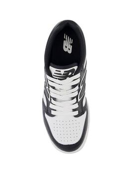 Zapatillas New Balance 480 negro y blanco para niño y niña