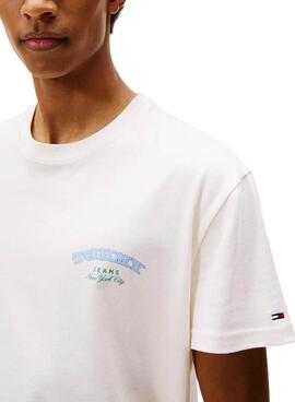 Camiseta Tommy Jeans Dollar blanco para hombre