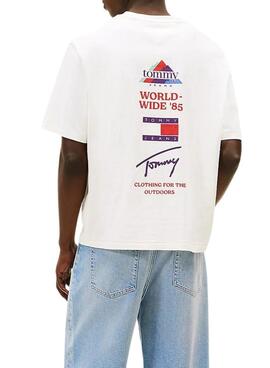 Camiseta Tommy Jeans 90S blanco para hombre