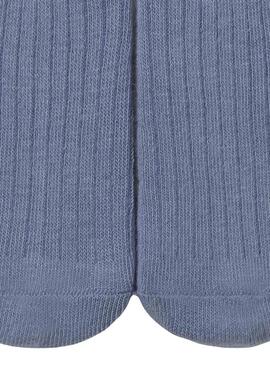 Leotardo Mayoral canalé azulón para bebé