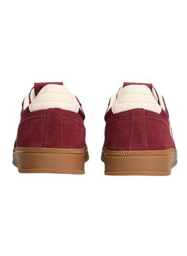 Zapatillas Tommy Jeans The Greenwich granate para mujer