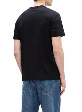 Camiseta Calvin Klein Jeans Word Circle negro para hombre