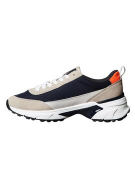 Zapatillas Calvin Klein Jeans Trailblazer marino y gris para hombre