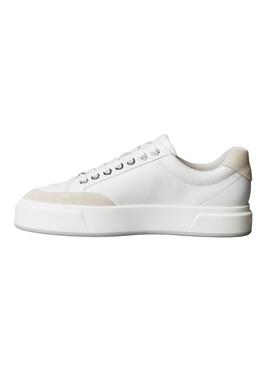 Zapatillas Calvin Klein Jeans Basket blanco para mujer