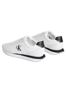 Zapatillas Calvin Klein Jeans Retro Runner blanco para mujer