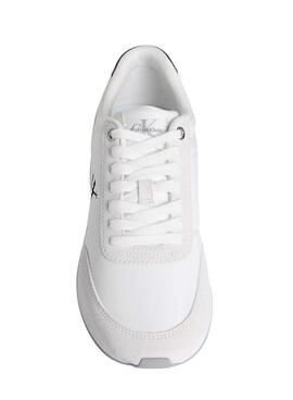 Zapatillas Calvin Klein Jeans Retro Runner blanco para mujer