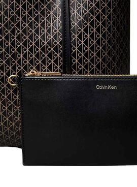 Bolso Calvin Klein Jeans Emblem negro para mujer