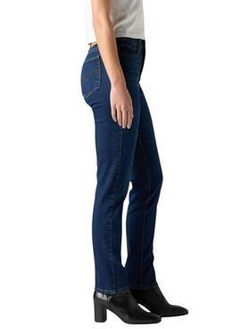 Pantalón vaquero Levis 312 slim denim oscuro para mujer